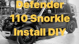 Defender 110 Air Snorkel DIY