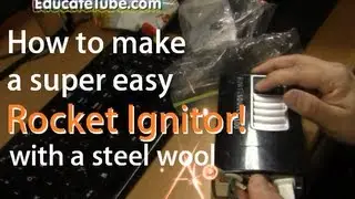 How to make battery packed rocketry firework igniter or rocket ignitor with steel wool Easy Way DIY