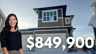 Moving to Cochrane, Alberta: Tour An $849,900 Home In Cochrane, Alberta With A Triple Car Garage!