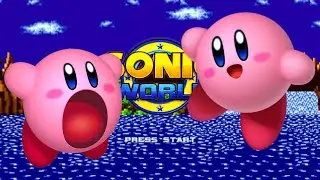 Kirby In Sonic World (Mod Showcase)