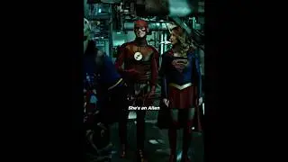 Barry and Supergirl tries to help Team Arrow #shorts