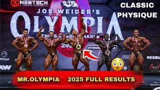 RAMON DINO FINALLY WON HIS FIRST MR.Olympia⭕️ Title | Classic Physique Mr.Olympia⭕️ 2025 Full Result