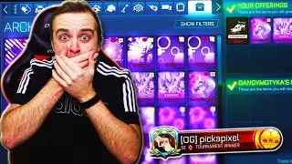 I LOST My Most EXPENSIVE Items... | Blind Trading With My MOST STACKED INVENTORY in Rocket League...