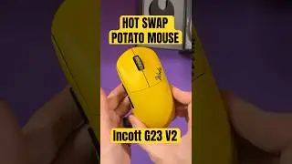 Мышь Incott G23 V2 Pro Hot Swap GPX Competitor с дизайном Пикачу. Распаковка #распаковка #игровая...