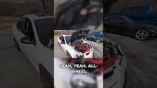 AWD vs FWD: Raw Power & Intense Driving Focus #srt4 #dodge #carculture #turbo #500hp