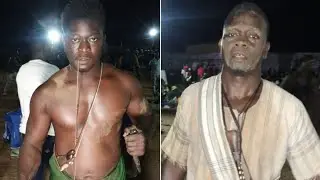 Combat Selemene vs Lamine Petit Sele &agrave; Diouroup derby Senenne mdr 🤣😅