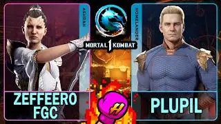 MK1 Zeffeero FGC (ASHRAH) VS Plupil (HOMELANDER)🥊Mortal Kombat 1🥊4K 60ᶠᵖˢ