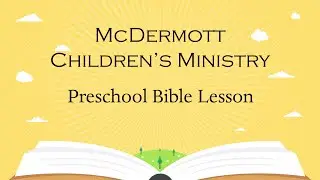 Preschool Bible Lesson