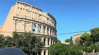 Pro-Palestine March past the Colosuem in Rome, Italy 3/10/2025