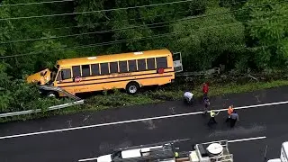 School bus crashes on Route 1 in Elkridge area