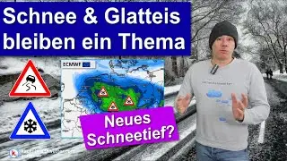 Winterlicher Glätte-Mix: Schnee, Eisregen - auch neues Schneetief möglich