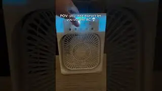 Best mini portable AC in the world ❄️😮&zwj;💨
