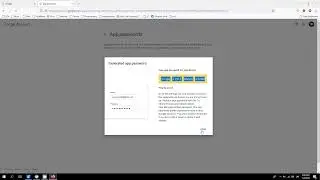 How to create password for Mikrotik email client in google 2 factor authentication