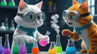 😻 When Cats Act Like Humans... in the Cutest & Funniest Ways! 🐾✨ #catcartoon #funnycats #animation