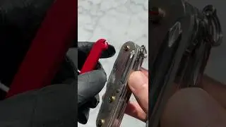 Как удалить чешую со швейцарского армейского ножа