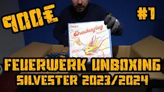 900€ FEUERWERK UNBOXING - Silvester 2023/2024 | Feuerwerk-Depot Nord [Teil1]
