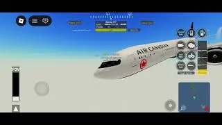 Flying a Air Canada 777-300ER in pilot training flight simulator !!!