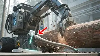 Old-School Axes Can&rsquo;t Compete With These Insane Woodcutting Machines