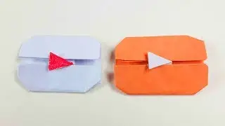 How To Make ORIGAMI YOUTUBE PLAY BUTTON - Youtube Play Button Easy