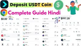 How To Deposit USDT Token On Bitget Wallet Google Chrome Extension ? Complete Guide Hindi