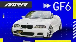 BMW E46 M3 | MRR GF6 | 19x8.5/19x9.5 | Silver Machined Face