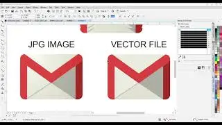 CorelDRAW USE TO MAKE JPG TO VECTOR FILE MAKING