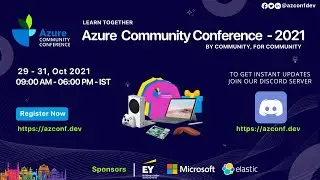 Трек 1 &mdash; Конференция сообщества Azure 2021 &mdash; ДЕНЬ 1