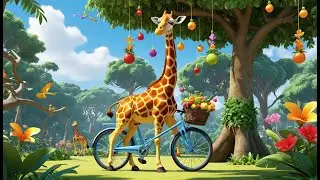 Voroom Voroom! The Jungle Bike Race | Fun Bike Rhyme for Kids | Jungle Adventure Song for Toddlers
