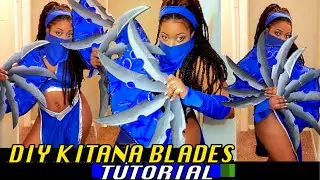 DIY Mortal Kombat Weapons | Kitana ComicCon Friendly Weapons & Cosplay Scene