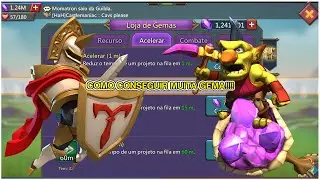 COMO CONSEGUIR MUITA GEMA!!!! - Lords Mobile