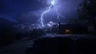 🟢 Heavy Rain and Thunder Sounds for Sleeping – | Deep Sleep Thunderstorm & Relaxing Rain Noise