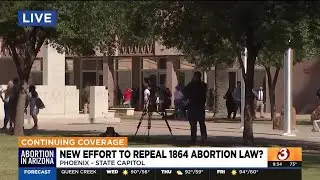 New effort to repeal Arizona's 1864 abortion law