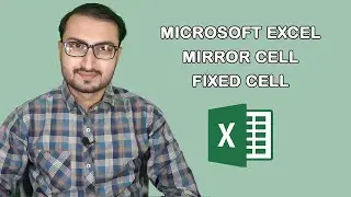 Microsoft Excel Mirror Cell & Fixed Cell | Cell Reference in Ms Excel | Ms Excel Basics Urdu/Hindi