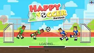 Happy Soccer Physics-Весёлые футбольные игры 2017🔘🔵🔴геймплей игры для Андроид