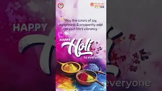 Bank of Baroda - Holi Wishing Post