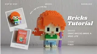 How to Build Nami One Piece Building Blocks | DMXC Bricks Make a Wise Life F3033 (187 Pieces)