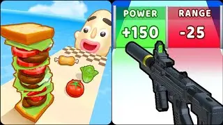 Sandwich Runner 3D 🆚 Weapon Master 3D New Levels Big New Update Max Walkthrough Android iOS Gameplay