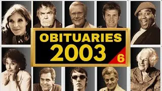 Famous HOLLYWOOD Stars Who DIED in 2003 (OCT)