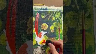 Sun bird fire tail, Ink Technique, 불꼬리 태양새,잉크 비법 아트