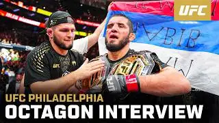 Islam Makhachev Octagon Interview | UFC 330