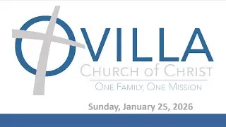 Sunday, January 25, 2026 Lesson - 