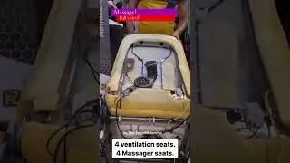 Car massager & ventilation  installed in fortuner full comfort