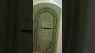 Garden thyme cleansing gel hand soap #asmr #viral  #shorts  #trending