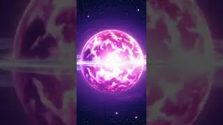 Space Travel To Watch Dreamy Pink Exoplanet With Ring In Deep Outer Space #spaceart #space #scene