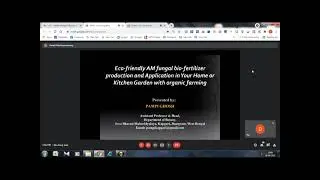ENDEV 2(2) Eco-friendly AMF  bio-fertilizer........Garden with organic farming by Dr. P Ghosh