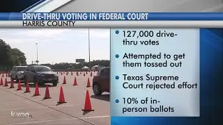 Harris County drive-thru ballots
