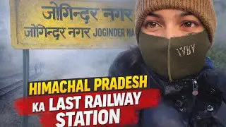 Joginder Nagar Railway Station|Scenic Train Route, Travel Vlog &Street Food 💛 #viral 