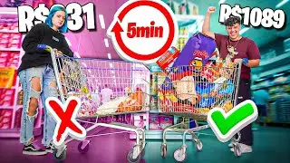 QUEM GASTA MAIS EM 5 MINUTOS? A COMPRA MAIS CARA NÃO PAGA!