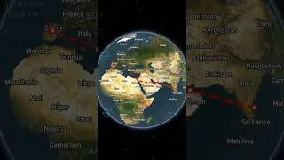 Chennai to Madrid -Spain flight travel#flighttravel #aviation #airplane #longestflight