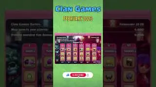 Clan Games Rewards - February 2023 | Clash of Clans | A.K.